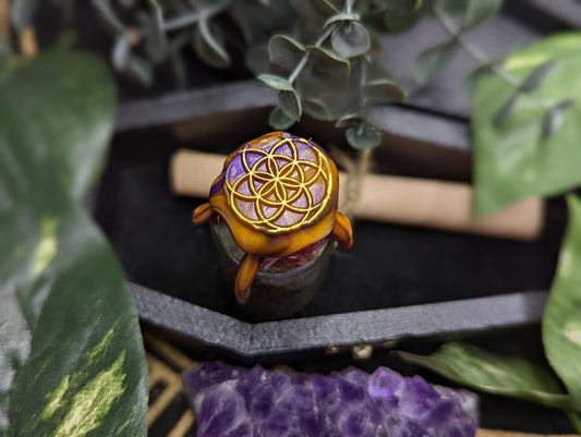 Creativity and Ambition Spell Jar and Scroll