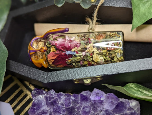 Creativity and Ambition Spell Jar and Scroll