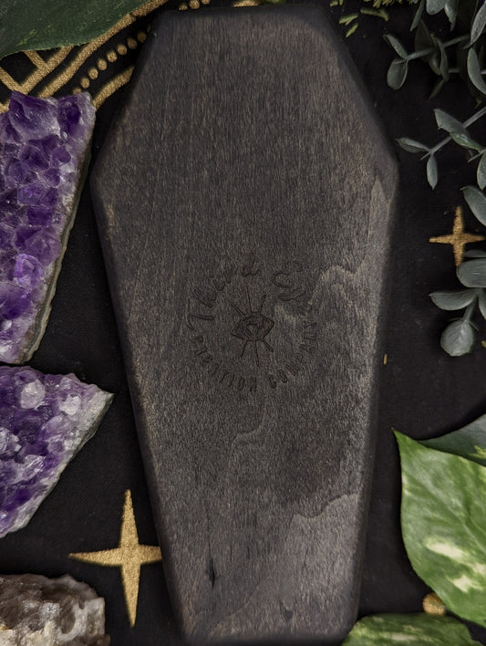 Coffin Trinket Box with Snake