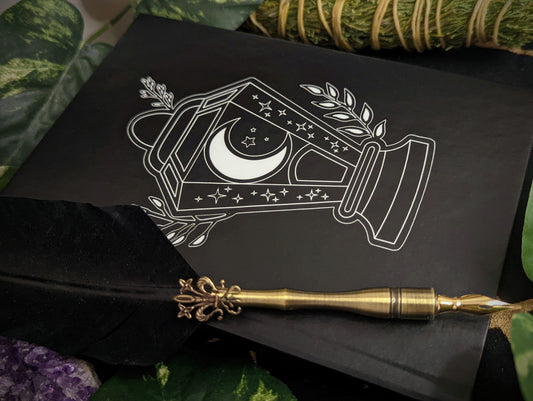 Cosmic Lantern Grimoire / Book of Shadows Journal