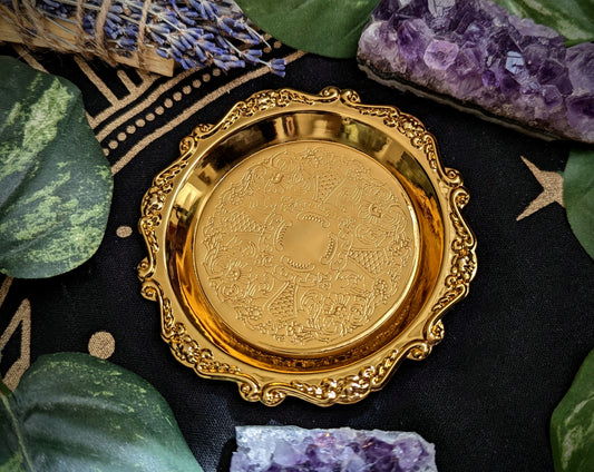 Vintage Style Trinket Tray / Candle Holder