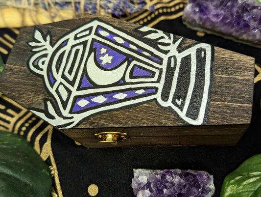 Hand Painted Coffin Box