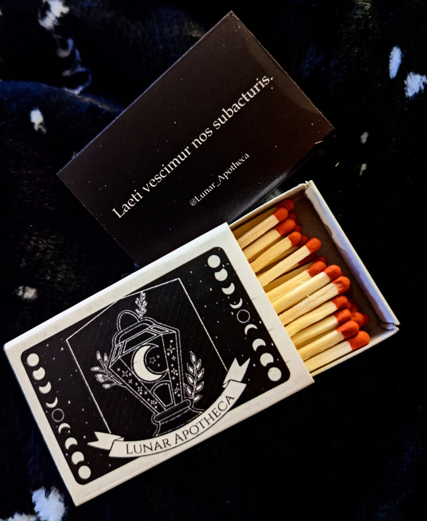 Lunar Apotheca Customized Match Boxes
