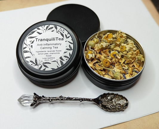 TranquiliTea Anti-Inflammatory Relaxation Herbal Tea | Lavender, Chamomile, Lemon | Loose Leaf