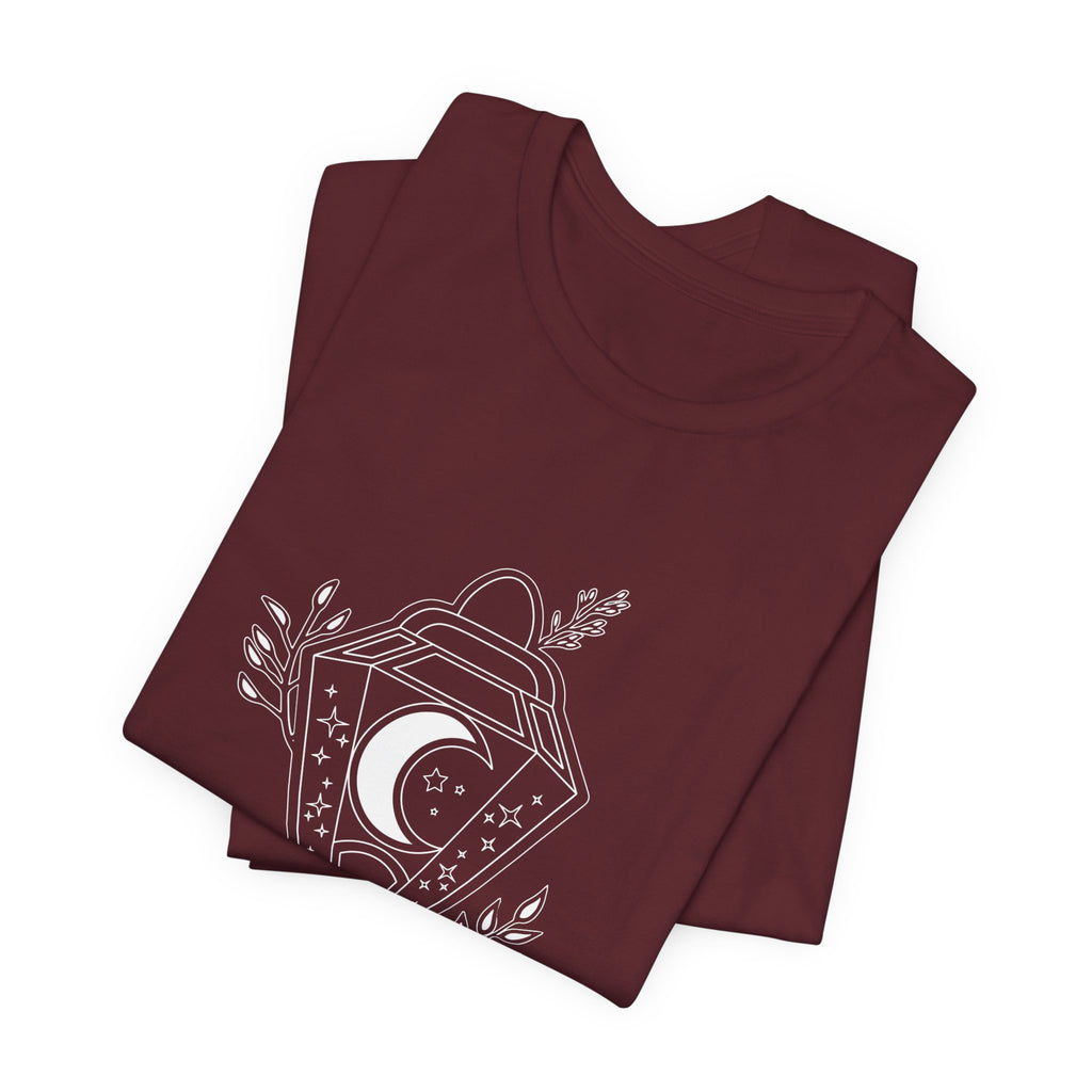 Lunar Apotheca Tee — UNISEX Moon Lantern Graphic T‑Shirt