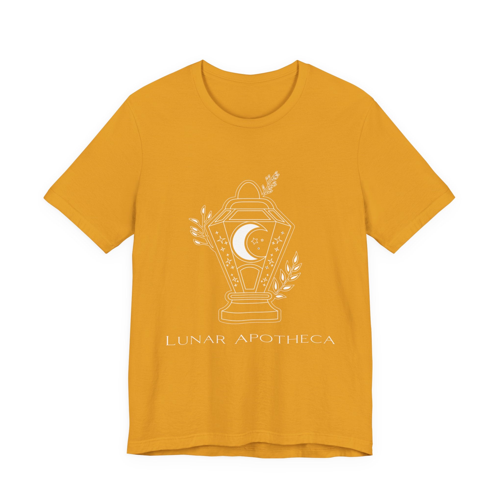 Lunar Apotheca Tee — UNISEX Moon Lantern Graphic T‑Shirt