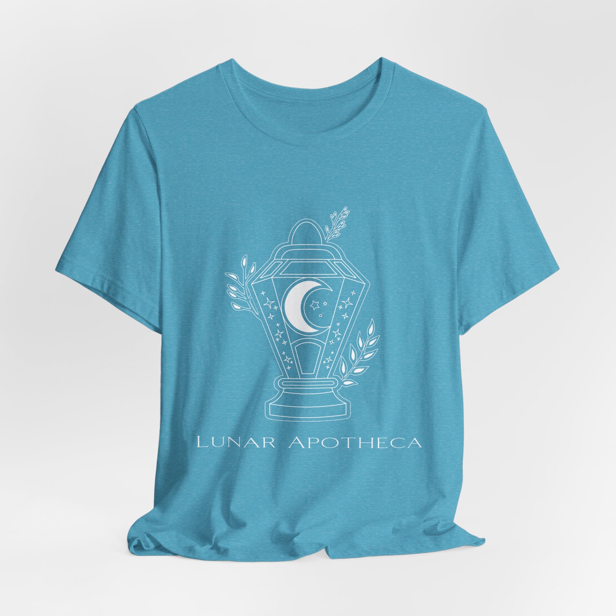Lunar Apotheca Tee — UNISEX Moon Lantern Graphic T‑Shirt