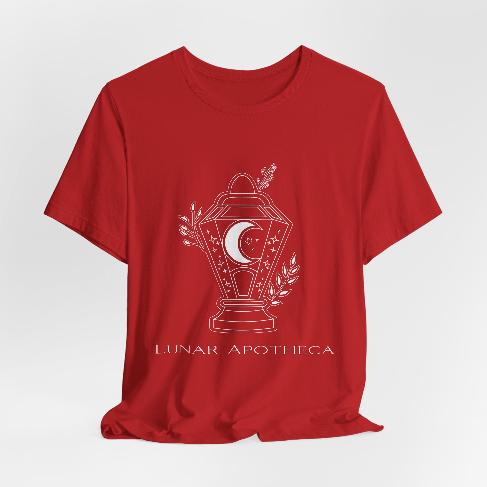 Lunar Apotheca Tee — UNISEX Moon Lantern Graphic T‑Shirt
