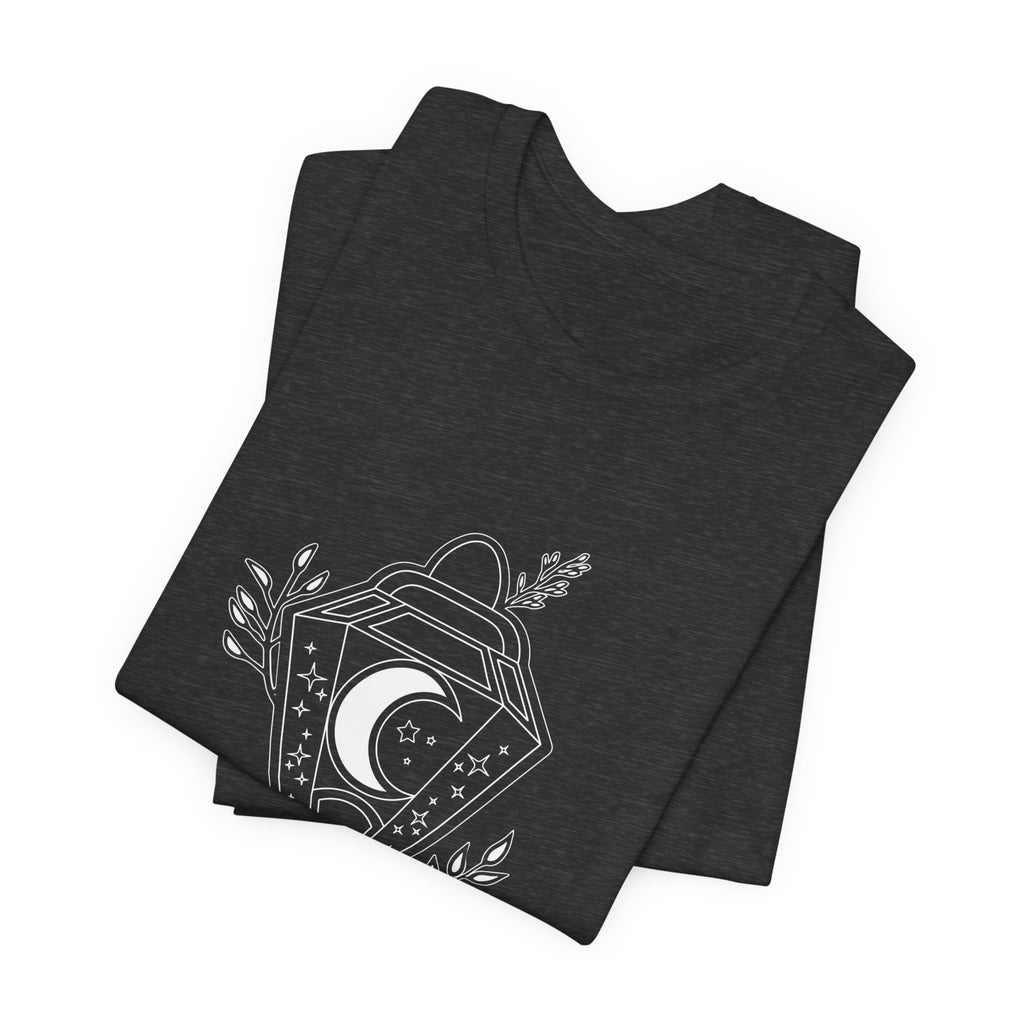 Lunar Apotheca Tee — UNISEX Moon Lantern Graphic T‑Shirt