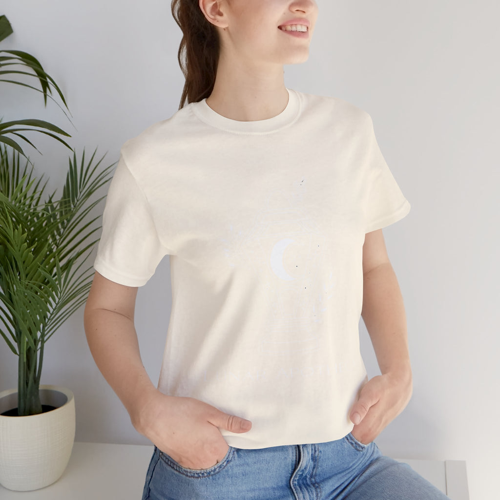 Lunar Apotheca Tee — UNISEX Moon Lantern Graphic T‑Shirt