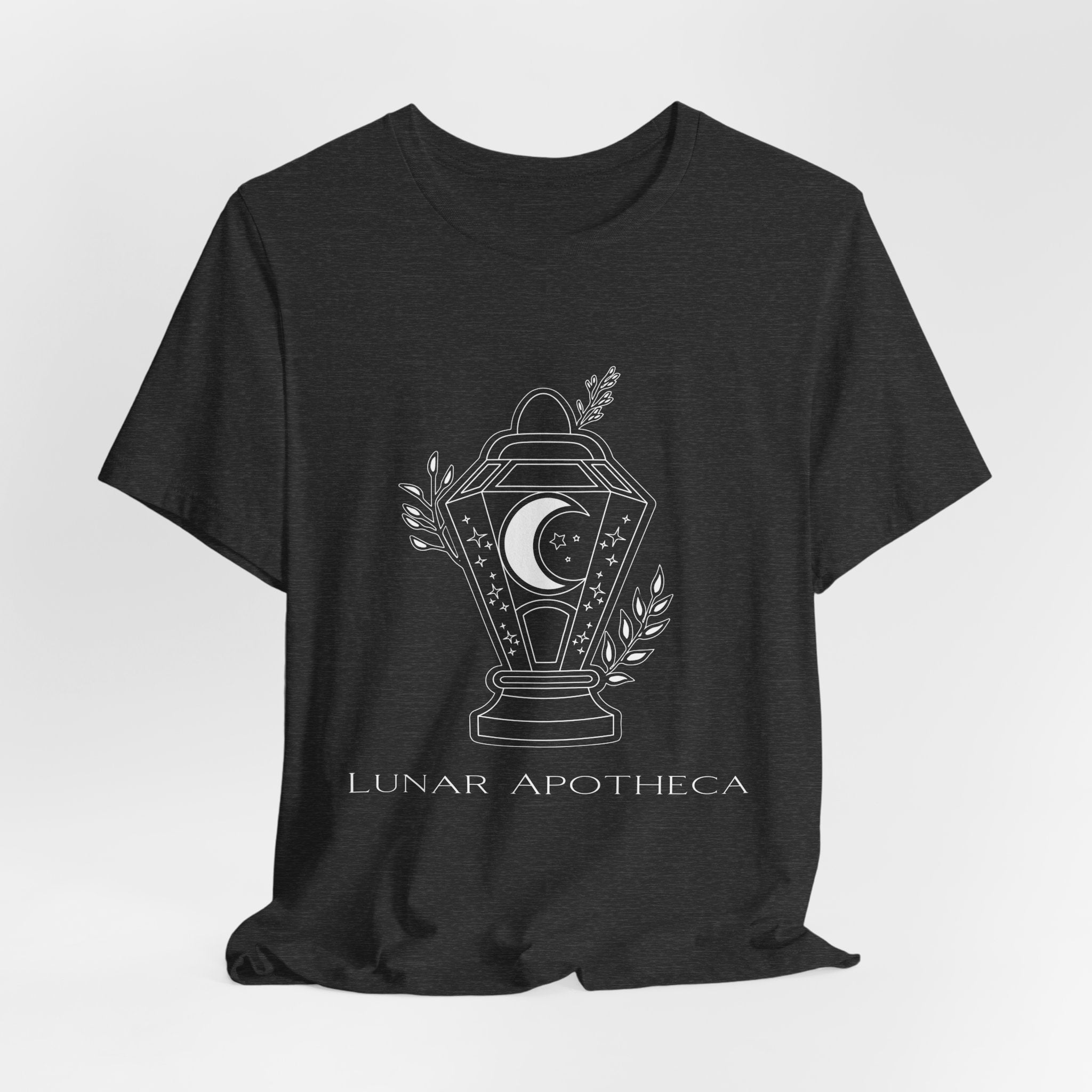 Lunar Apotheca Tee — UNISEX Moon Lantern Graphic T‑Shirt