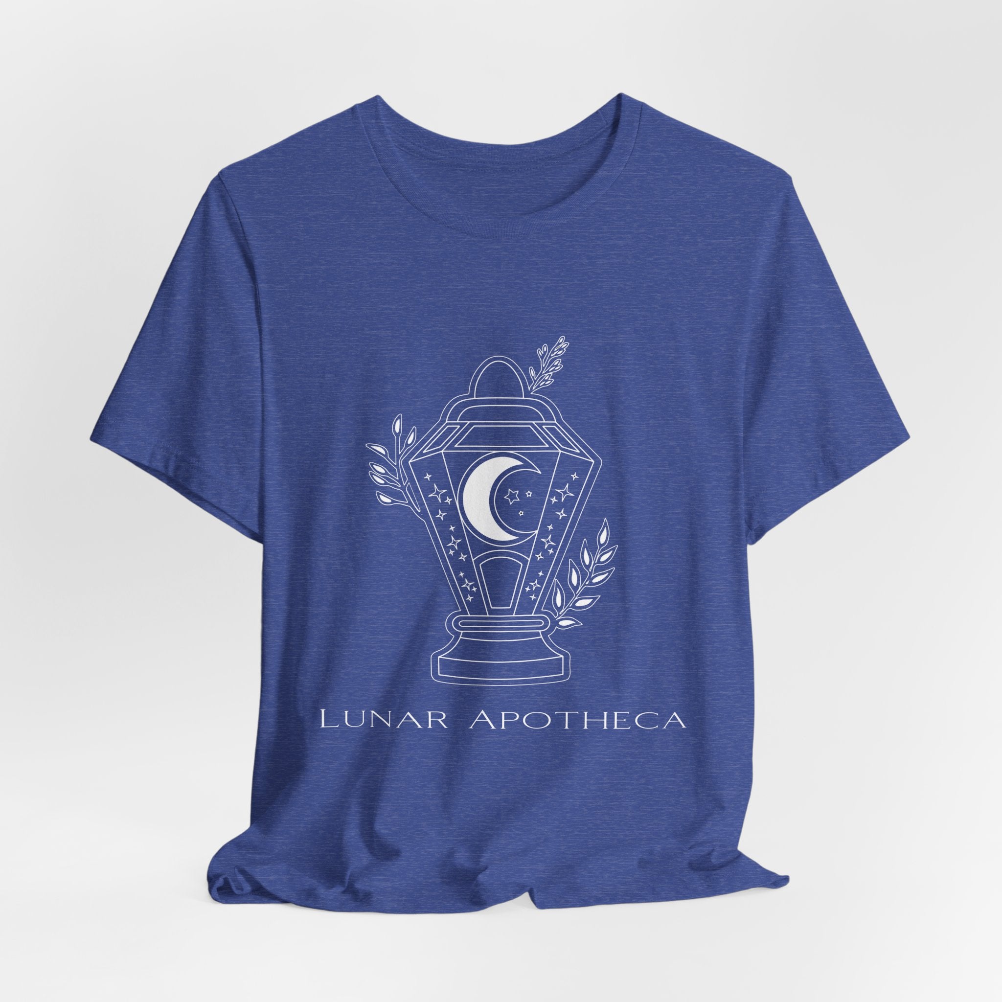 Lunar Apotheca Tee — UNISEX Moon Lantern Graphic T‑Shirt