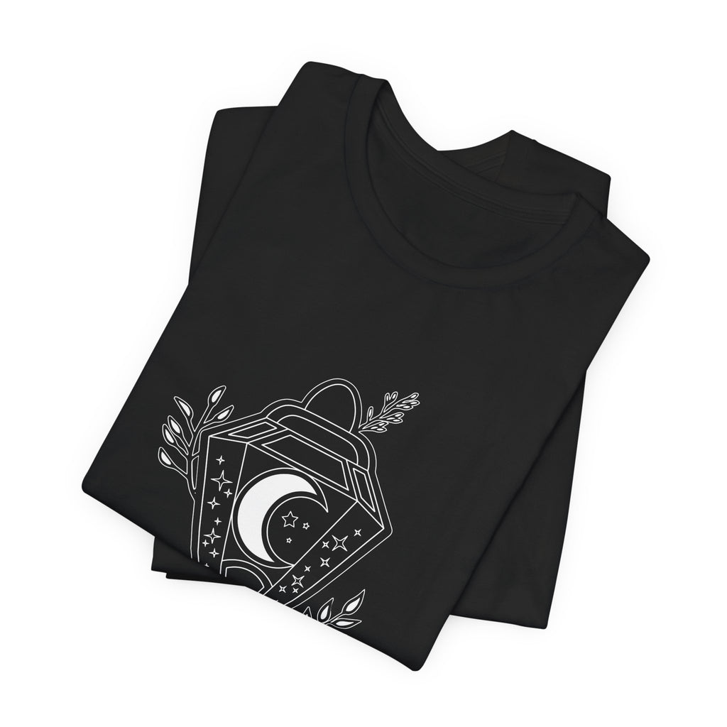 Lunar Apotheca Tee — UNISEX Moon Lantern Graphic T‑Shirt