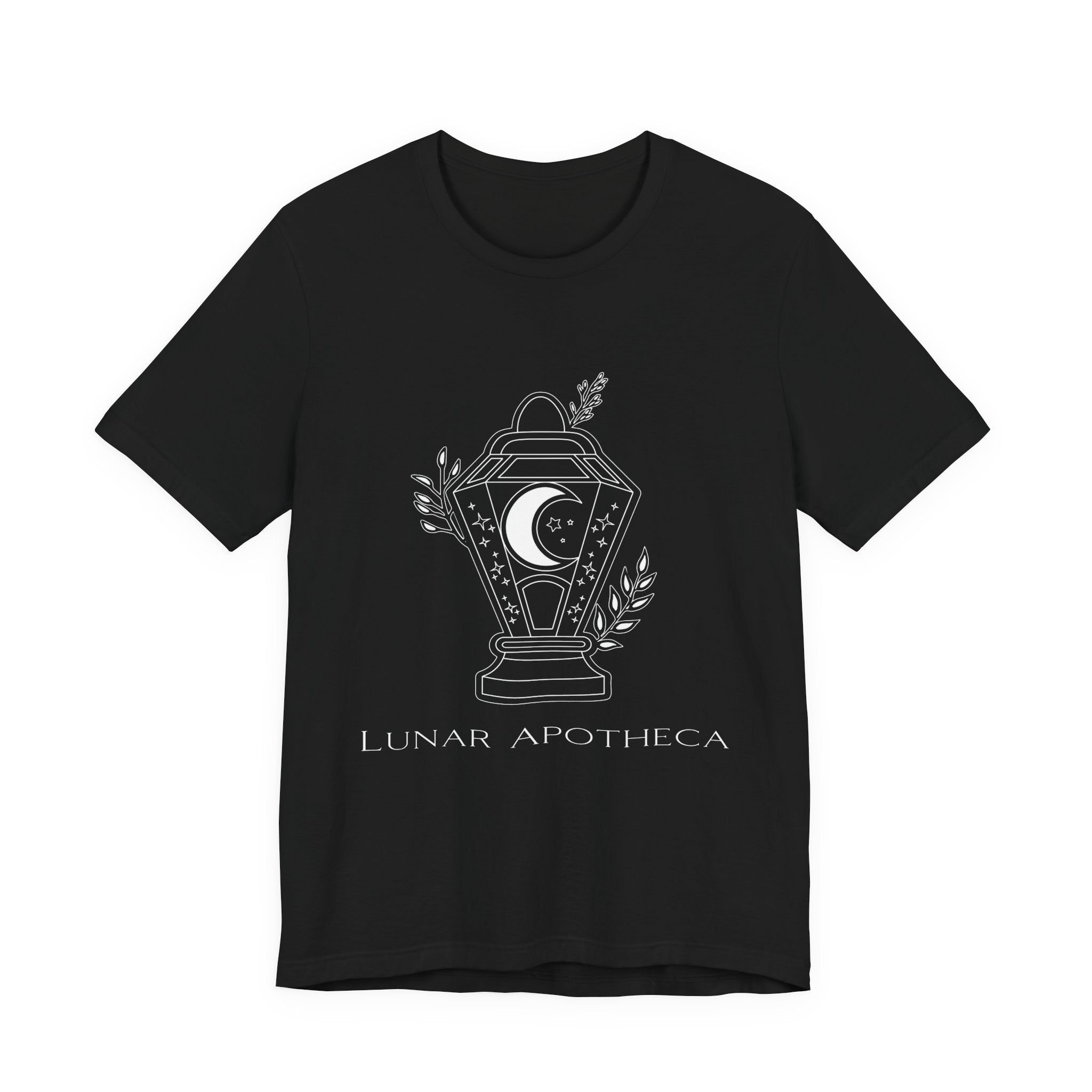 Lunar Apotheca Tee — UNISEX Moon Lantern Graphic T‑Shirt