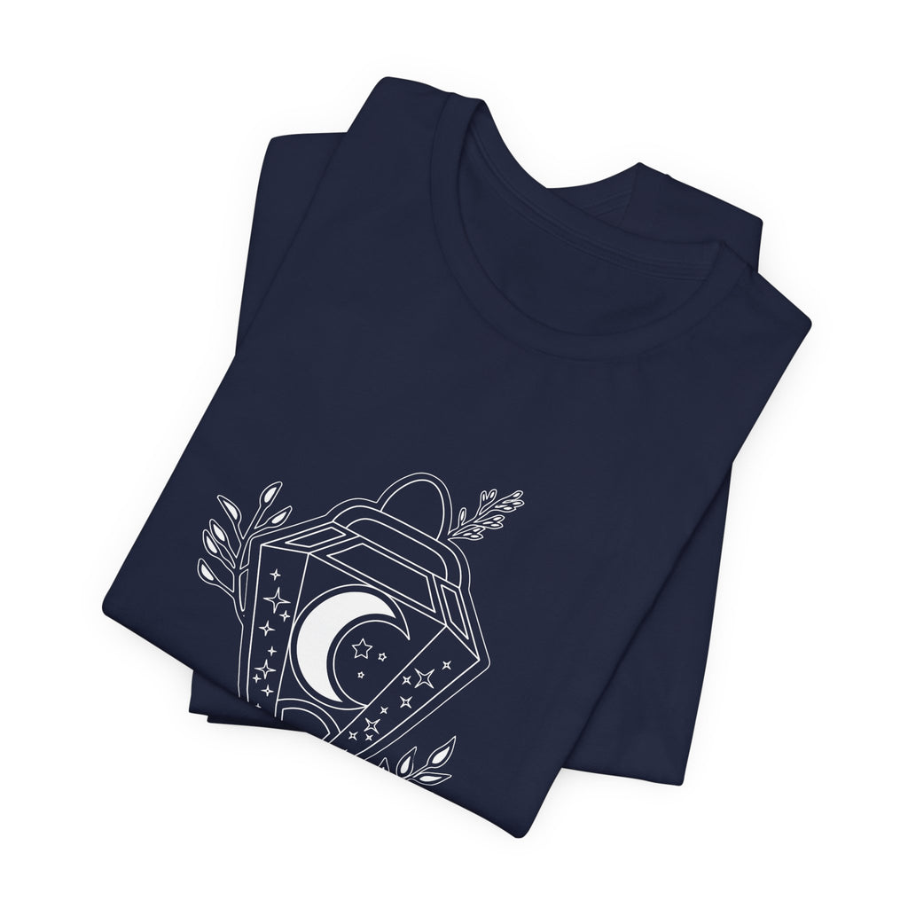 Lunar Apotheca Tee — UNISEX Moon Lantern Graphic T‑Shirt