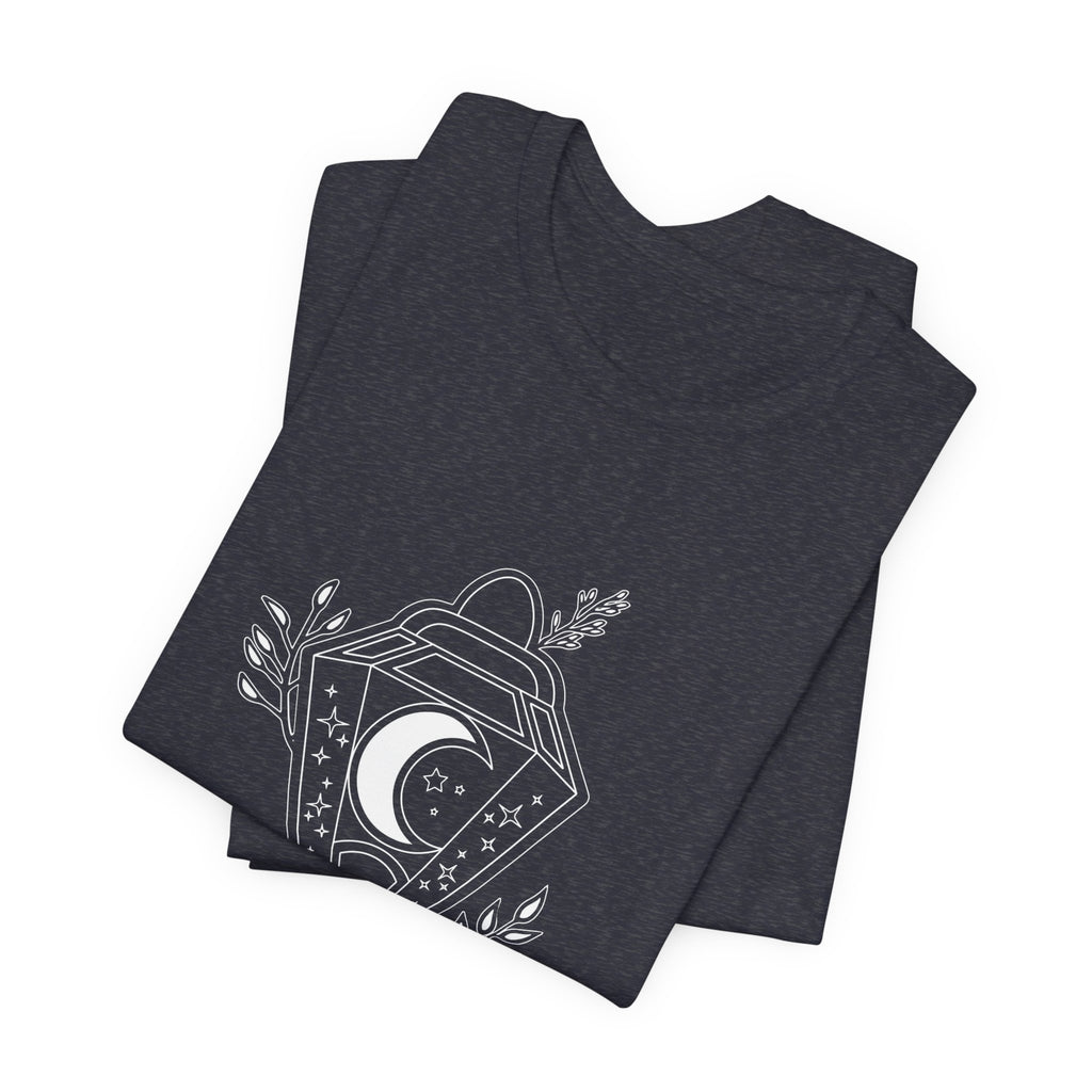 Lunar Apotheca Tee — UNISEX Moon Lantern Graphic T‑Shirt