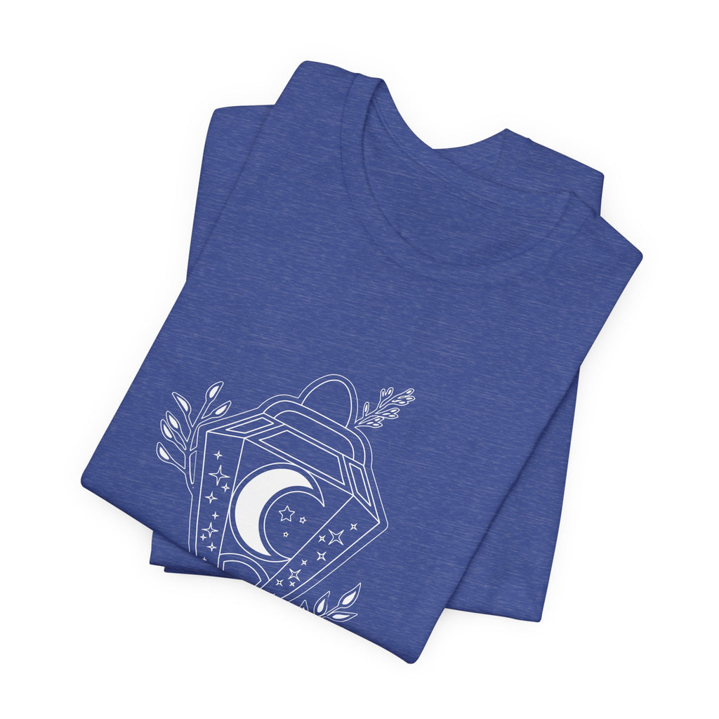 Lunar Apotheca Tee — UNISEX Moon Lantern Graphic T‑Shirt
