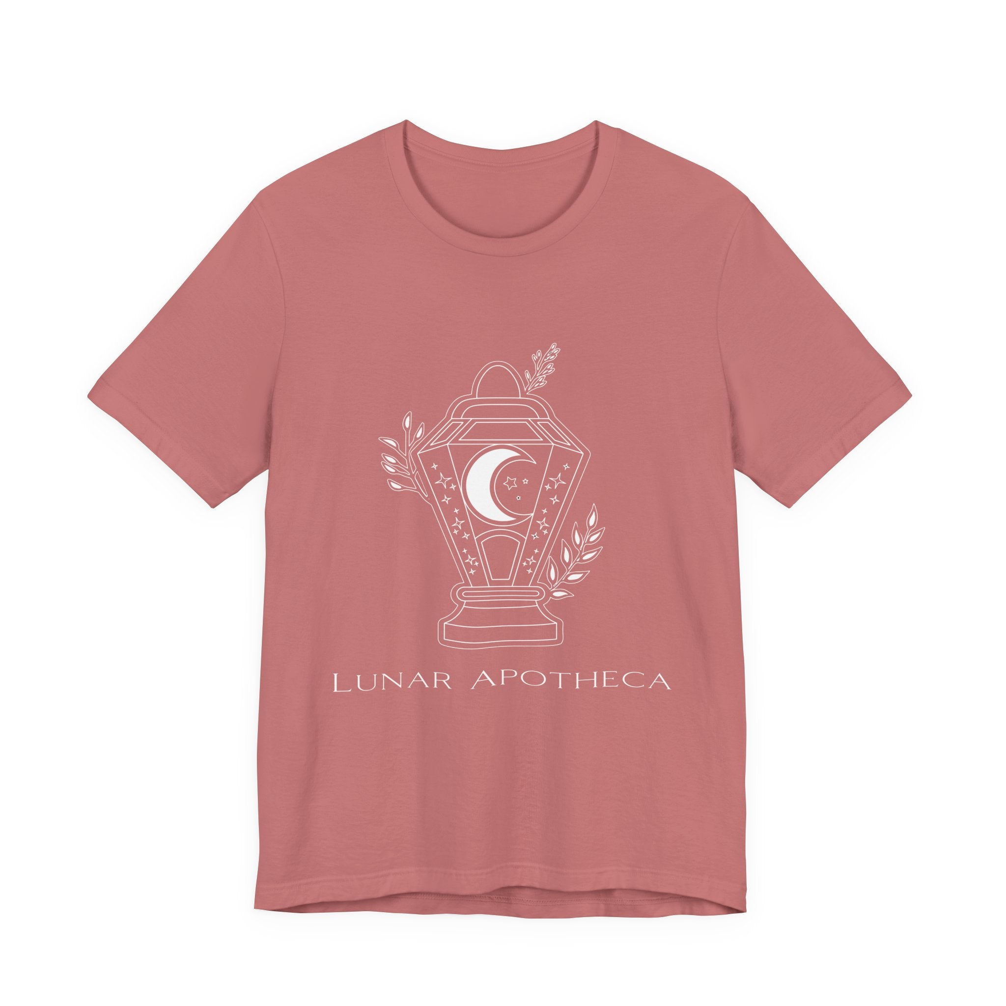 Lunar Apotheca Tee — UNISEX Moon Lantern Graphic T‑Shirt