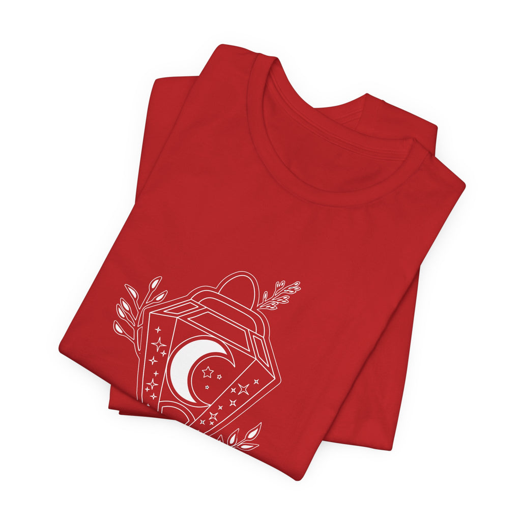Lunar Apotheca Tee — UNISEX Moon Lantern Graphic T‑Shirt