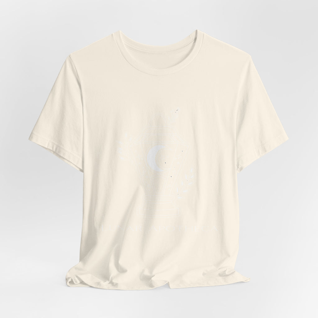 Lunar Apotheca Tee — UNISEX Moon Lantern Graphic T‑Shirt