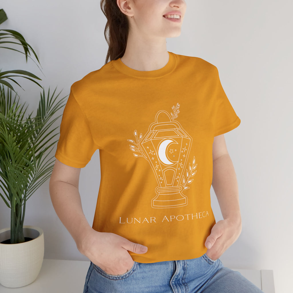 Lunar Apotheca Tee — UNISEX Moon Lantern Graphic T‑Shirt