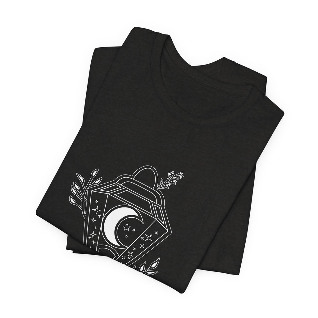 Lunar Apotheca Tee — UNISEX Moon Lantern Graphic T‑Shirt