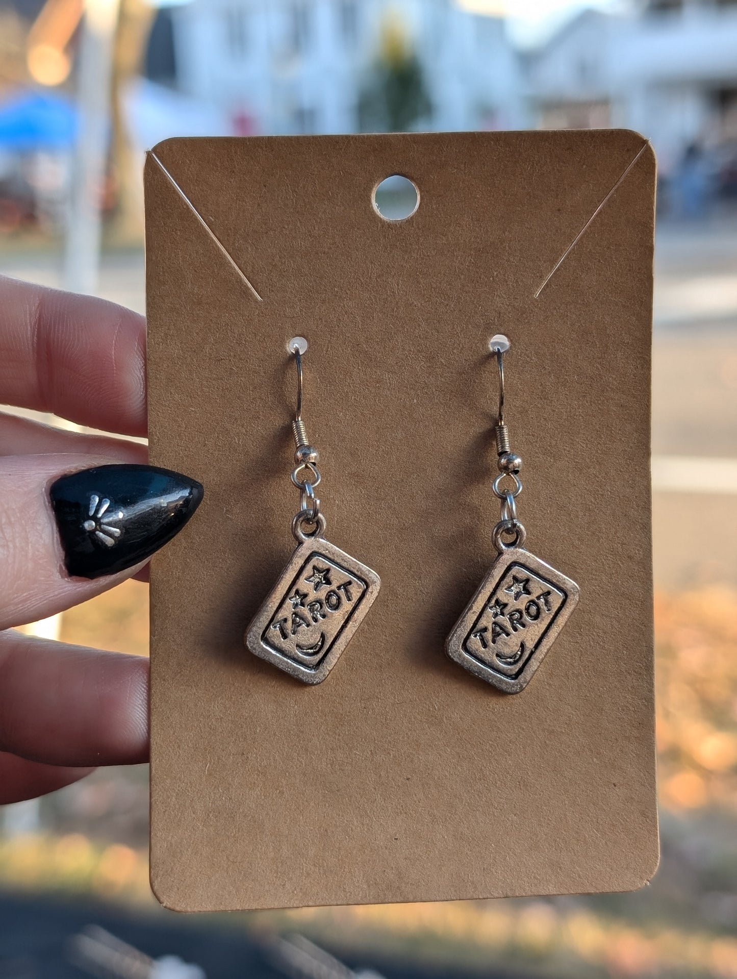 Tarot Card Earrings