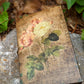 Vintage Syle Floral Box with Black Velvet