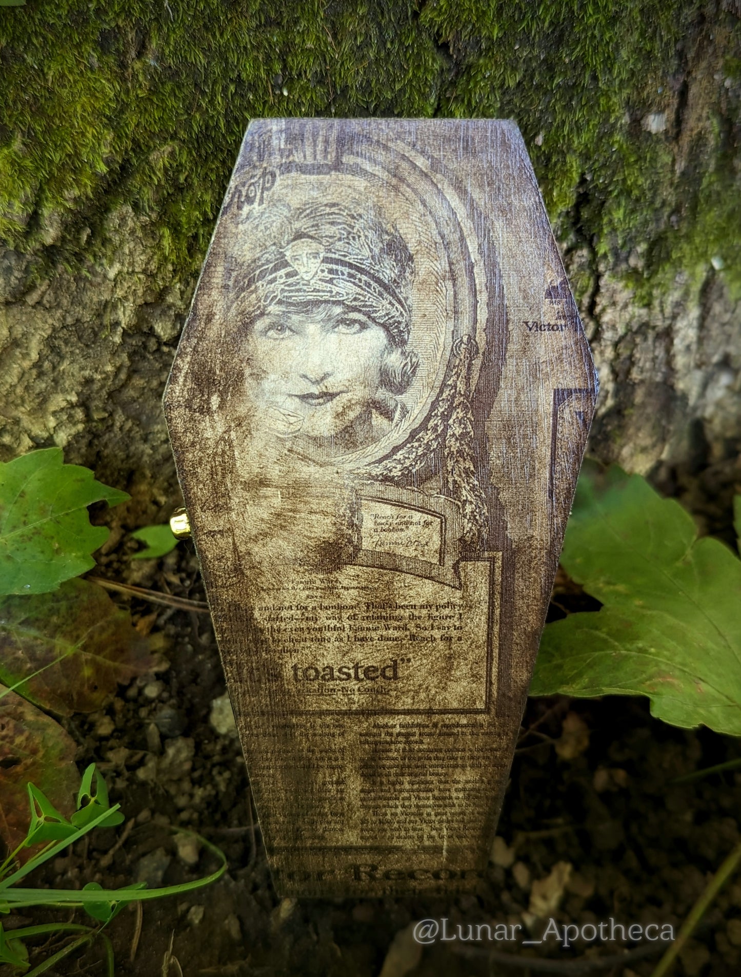 Vintage Fortune Teller Coffin Box