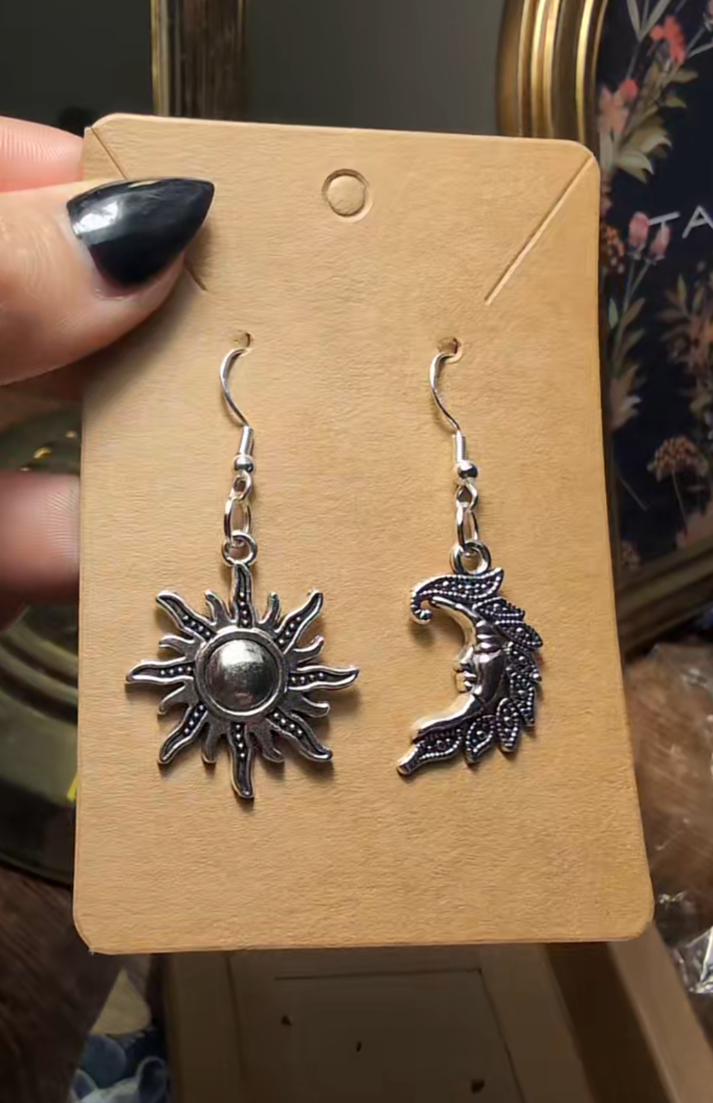 Asymmetrical Celestial Earrings