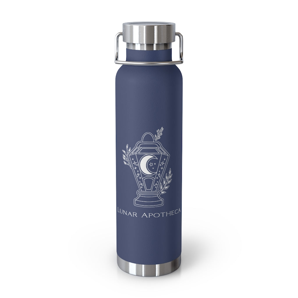 Lunar Apotheca Logo Vacuum Insulated Bottle, 22 oz