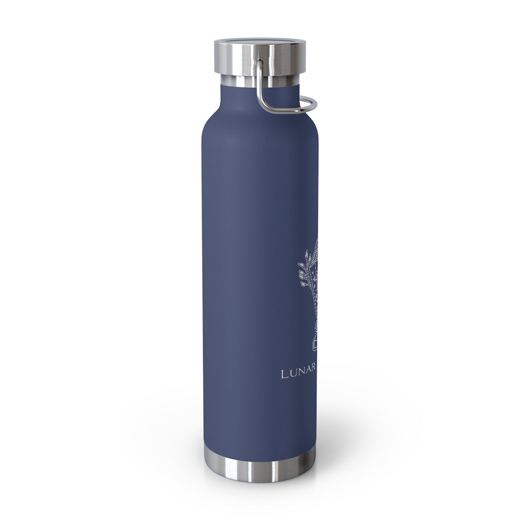 Lunar Apotheca Logo Vacuum Insulated Bottle, 22 oz