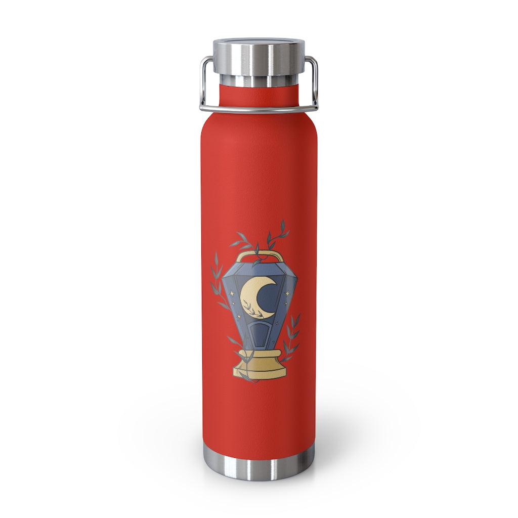 Lunar Apotheca Lantern Copper Vacuum Insulated Bottle, 22 oz