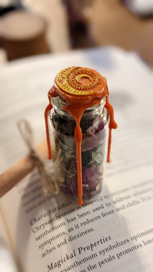 Prosperity and Luck Spell Bottle and Scroll | Money Spell Jar