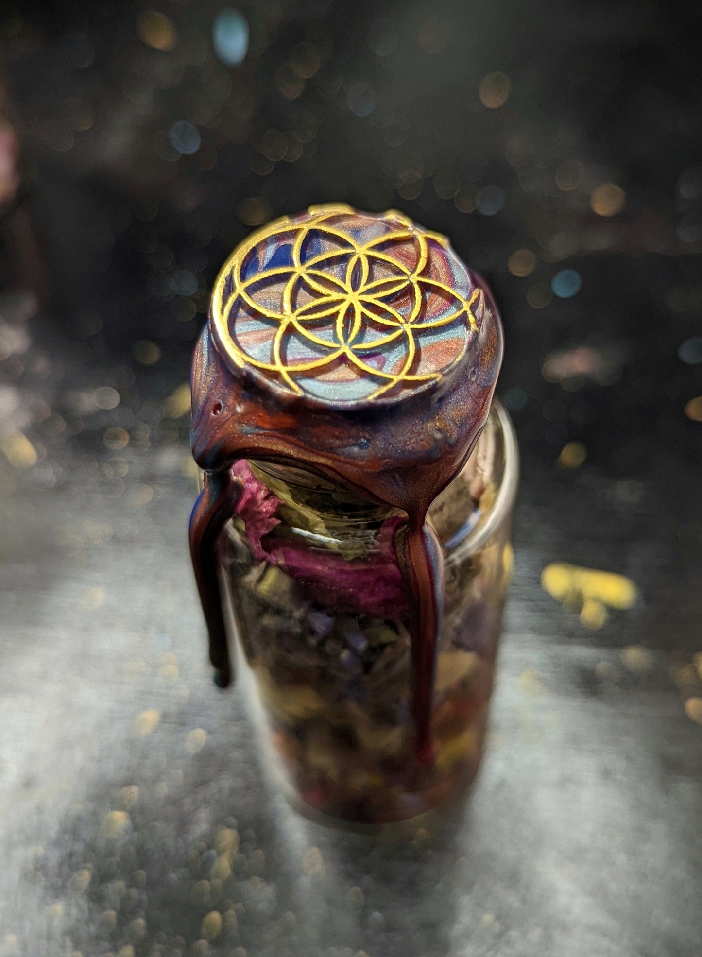 Custom Spell Jar and Scroll