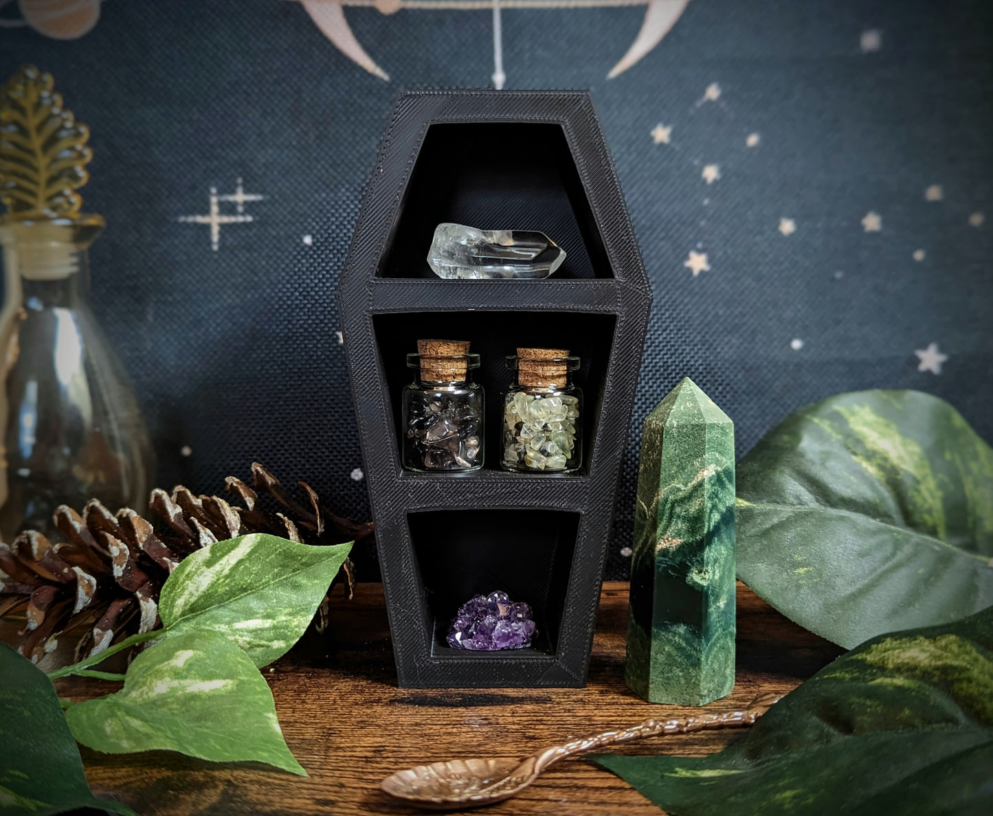 Coffin Trinket Shelf