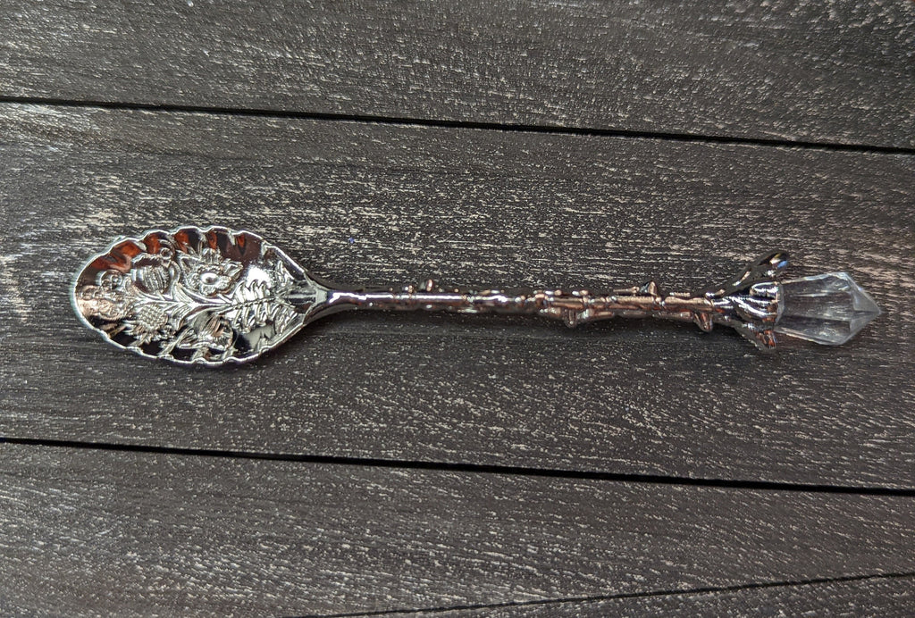 Faux Crystal Herb Spoon