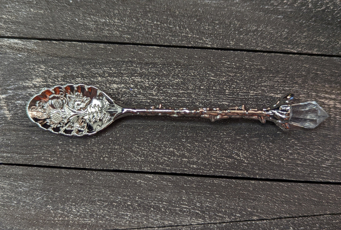 Faux Crystal Herb Spoon