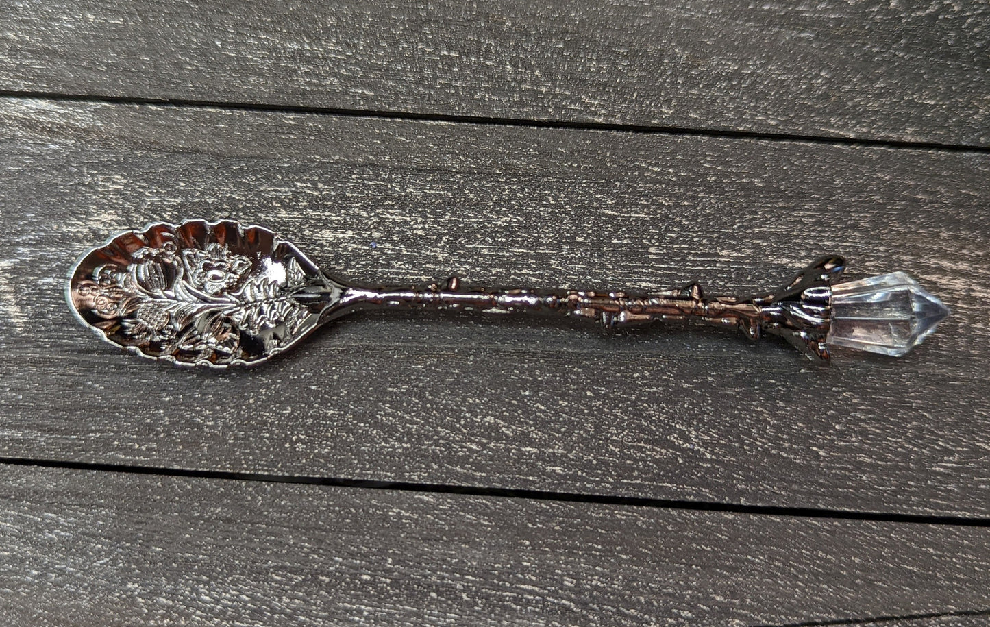 Faux Crystal Herb Spoon