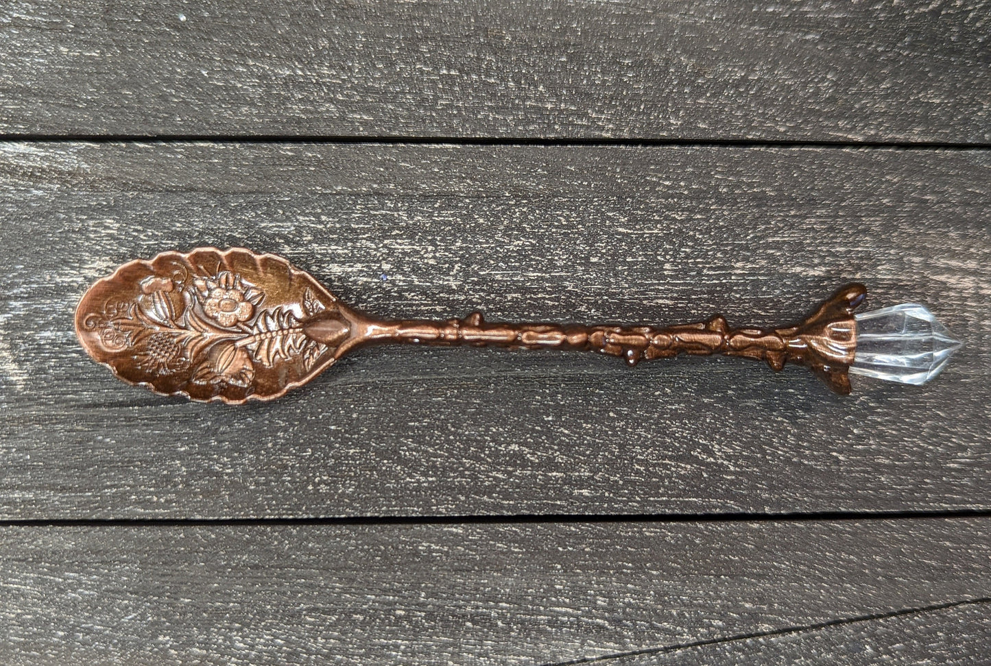 Faux Crystal Herb Spoon