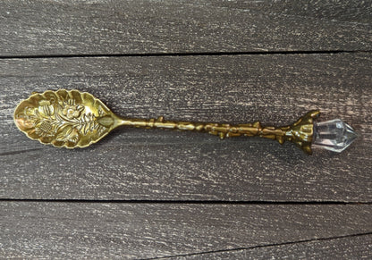 Faux Crystal Herb Spoon