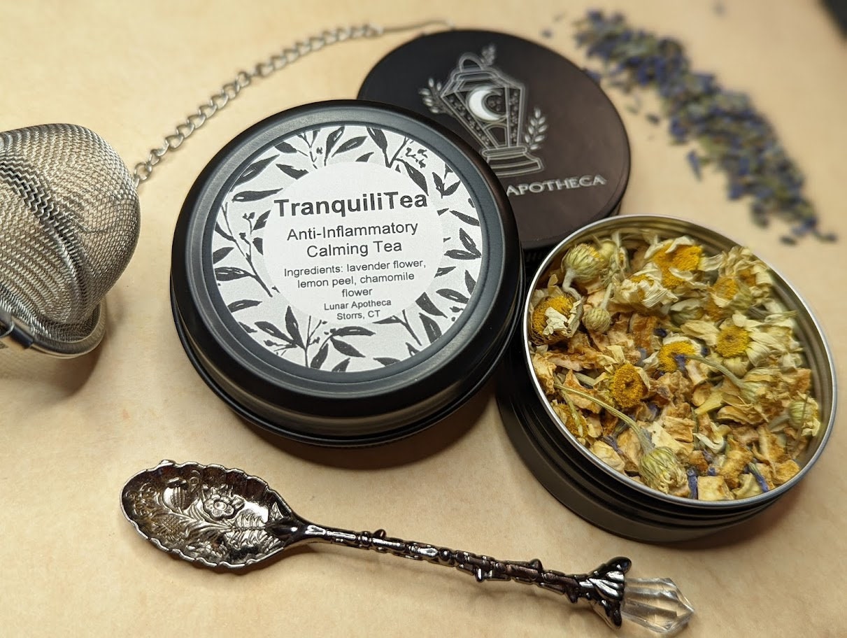 TranquiliTea Anti-Inflammatory Relaxation Herbal Tea | Lavender, Chamomile, Lemon | Loose Leaf