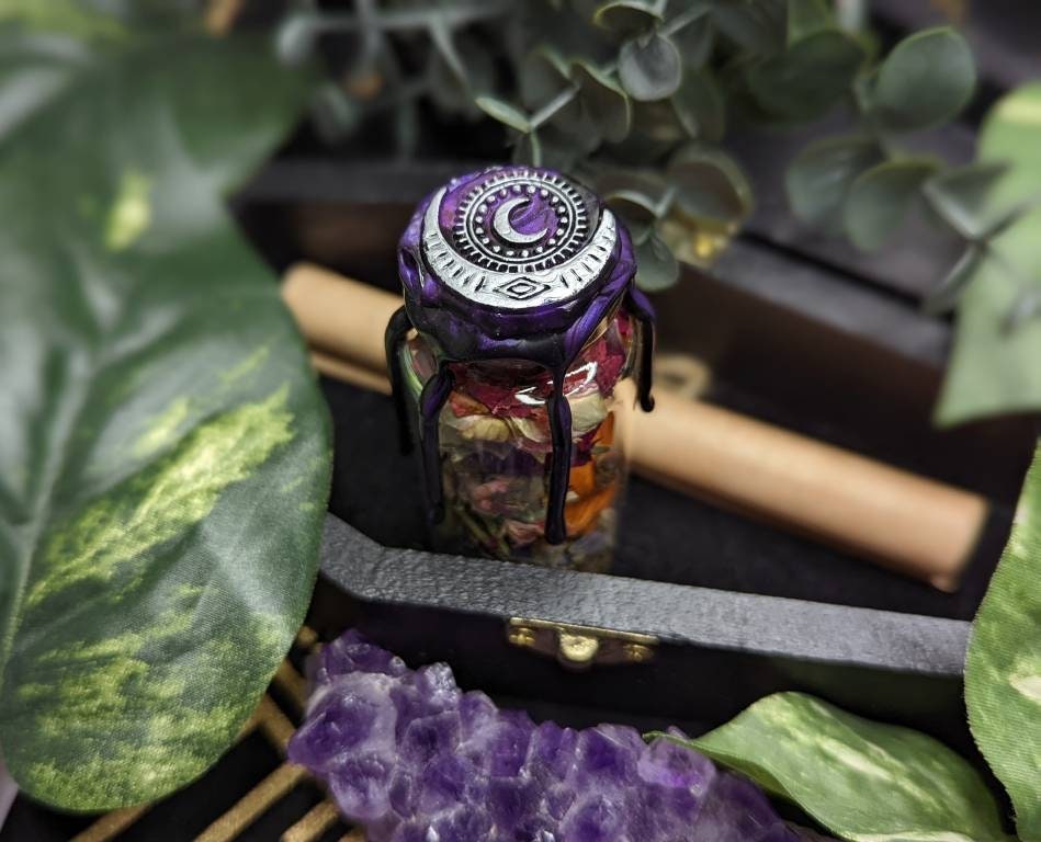 Custom Spell Jar and Scroll
